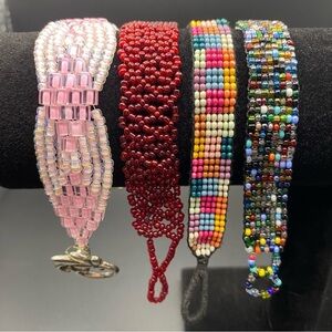 Trendy Seed Bead Bracelet Set
